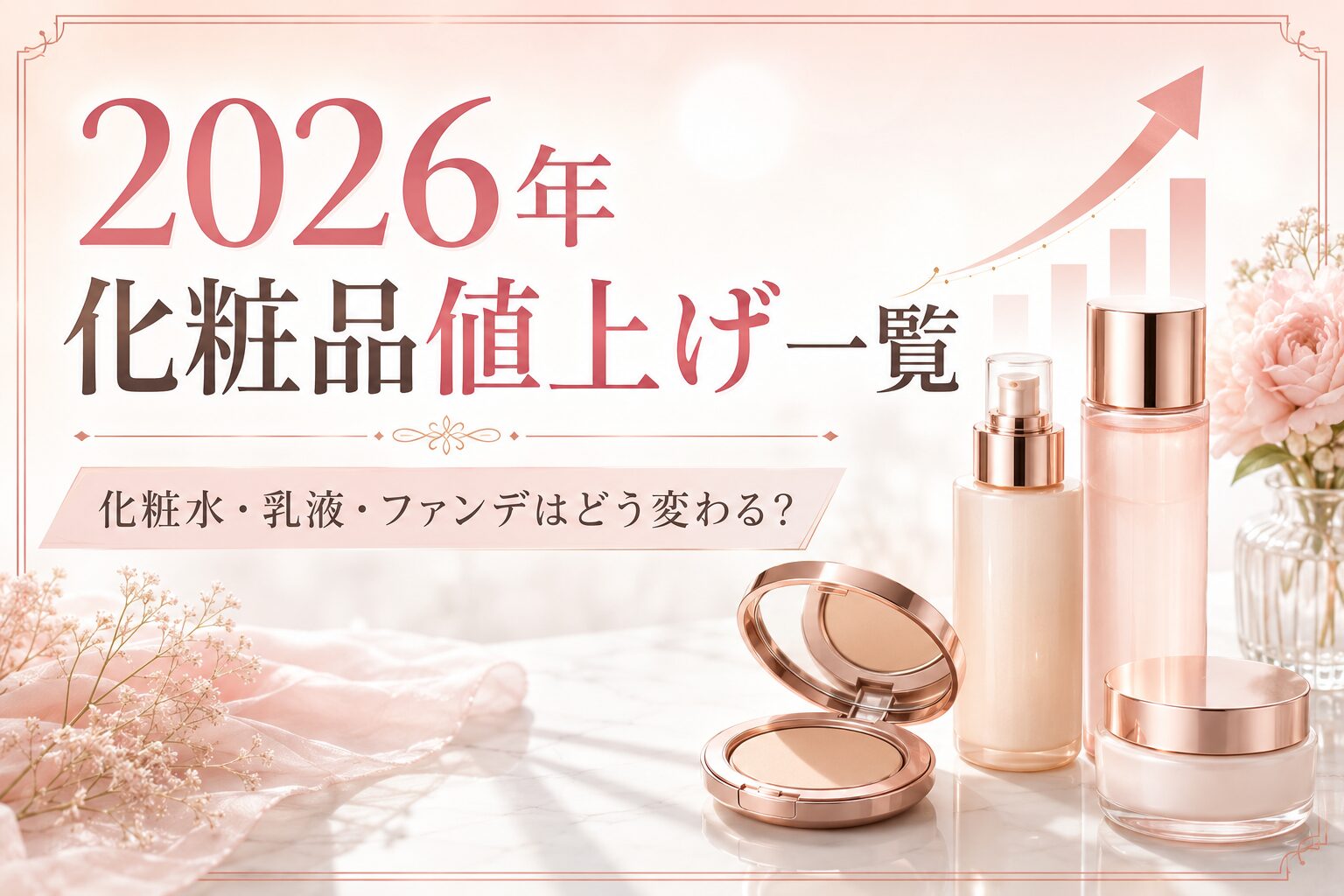 2026年化粧品値上げ一覧｜いつから？対象ブランドと対策 - 節約